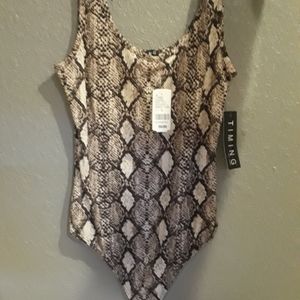 Snack Print Bodysuit